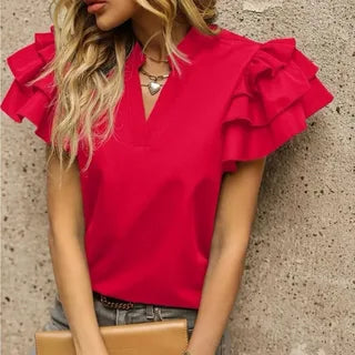 Ruffle blouses